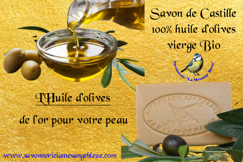 Illustration du savon de castille à l'huile d'olive vierge bio