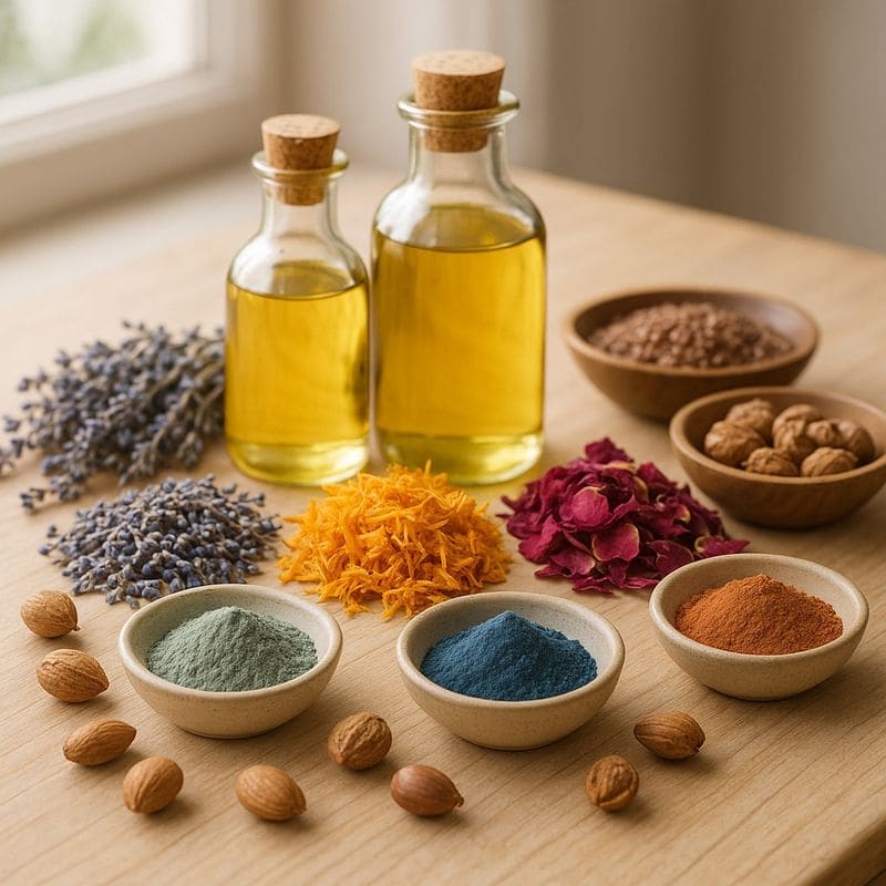Ingredients-naturels-plantes-bio-huiles-végétales